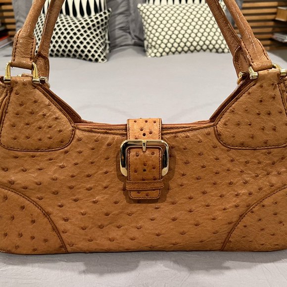 90s Vintage Cape Cobra Pig Skin Handbag - Picture 3 of 14